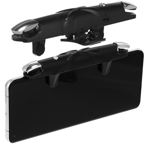 ibasenice Controlador Móvil Gatillos para Juegos, Pulsación Rápida y Velocidad Ajustable, Accesorio Abs para Dispositivos Móviles en Gaming