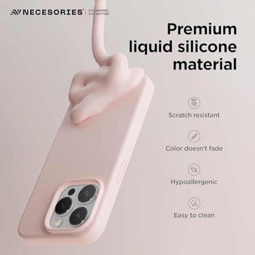 Image of Liquid Silicone Case Compatible for iPhone 13 Pro | Slim Back Cover | Soft Touch Bumper | Shockproof Drop Protection | Microfiber Cloth Inside | Sleek Solid Design