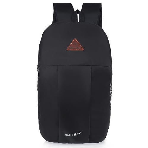 AIR TRIP 16L Water-Resistant Mini Backpack – 1 Compartment Rucksack for Daily Use, Hiking, Gym – Small Lightweight Bag with Zipper – Ideal for Men, Women, and Kids