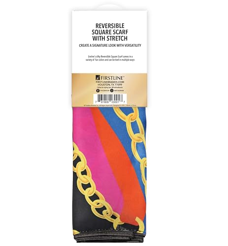 Evolve Reversible Satin Square Scarf
