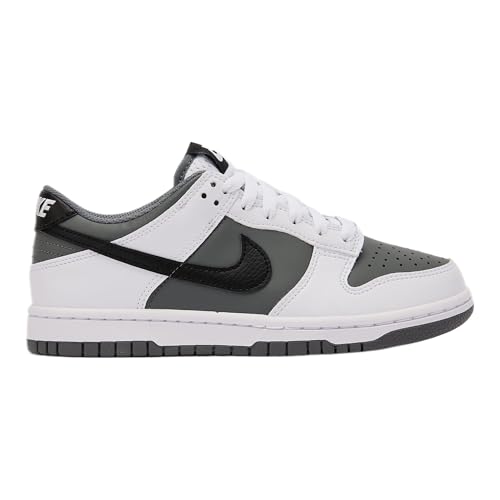 Nike Dunk Low Grade-School (HJ9202-100, White/Black)
