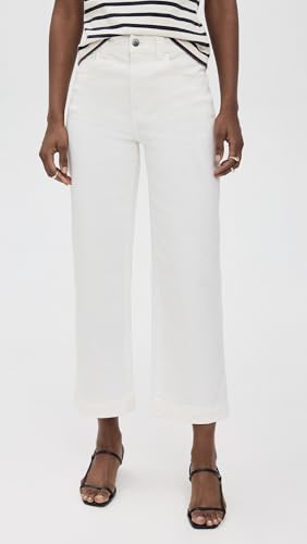 Madewell Women's The Perfect Vintage Wide-Leg Crop Jeans2