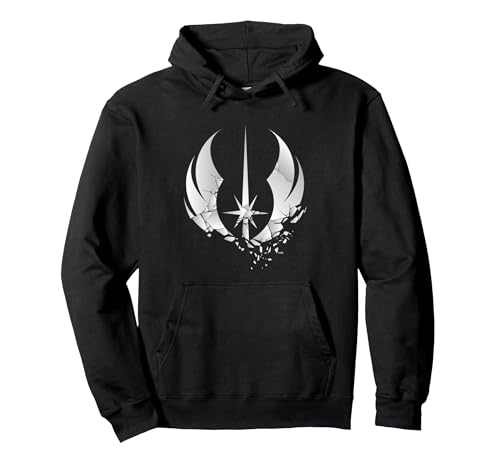 Star Wars Obi-Wan Kenobi Jedi Order Sweat à Capuche, Unisexe pour Adultes, Noir, XL