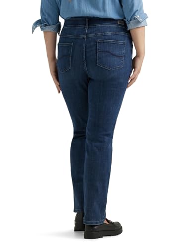 Lee womens Plus Size Ultra Lux Comfort With Flex Motion Straight Leg Jean3