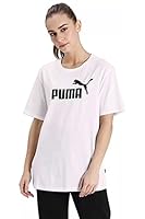 PUMA Essentials Logo Boyfriend Women's Tee Relaxed White T-Shirt X-Small