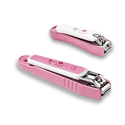 PAFASON Ultra Sharp Nail Clipper Set, Fingernail and Toenail Trimmer Cutter, Stainless Steel, Curved Blade, Sturdy, Nail Catcher, Nail Files for Men and Women