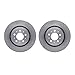 Dynamic Friction Company Rear Brake Rotors 6002-27039