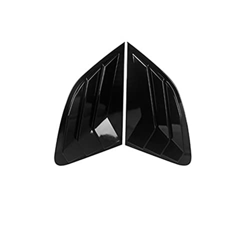 Accesorio automotriz de persianas triangulares traseras negras compatibles con Q5 FY