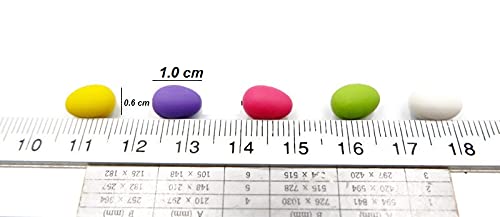 1Shopforyou 20 Mixed Color Easter Eggs Dollhouse Miniatures Food Thanking Dollhouse Miniatures Food Kitchen #TOP6