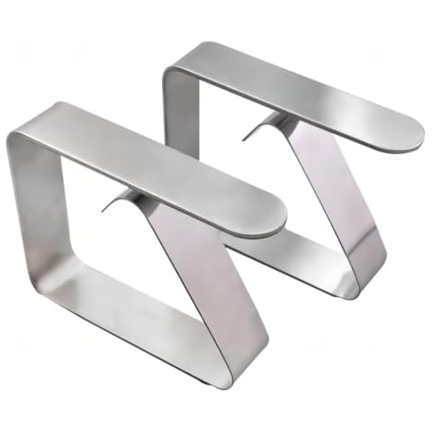 Coideal 8 Pcs Metal Tablecloth Clips Cover