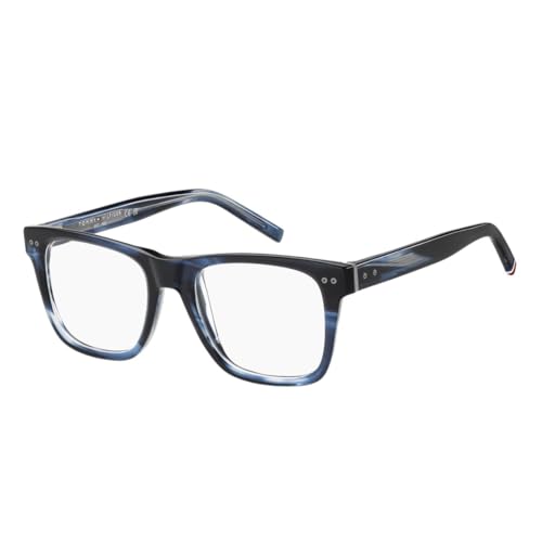 Tommy Hilfiger lunettes TH 85 bleu horn pour éviter la fatigue nasale avec pont 20mm