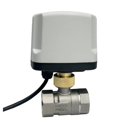 Válvula de bola motorizada 12VDC para control de flujo de agua 2
