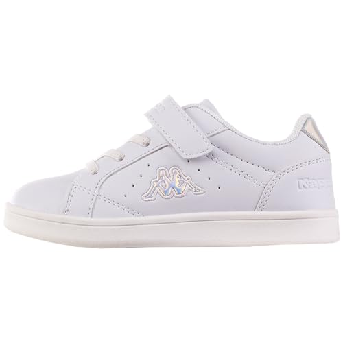 Kappa Código de Estilo: Asuka II K Unisex Kids, Zapatillas, Blanco Multicolor, 33 EU