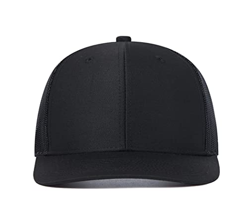 Image of Quanhaigou Trucker Hat - Mesh Snap Back - Unisex Adjustable Baseball Cap - Outdoor Hats for Men Women