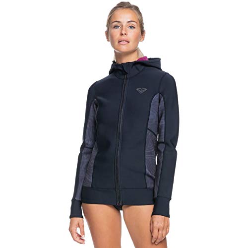 Chaqueta de buceo con capucha y cremallera frontal para mujer Roxy Syncro Paddle 1.0 FLT Wetsuit Top miniatura 1