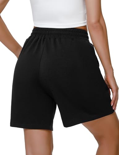 Marvmys Womens Running Shorts Casual Lounge Bottoms Gym Shorts Ladies Soft Cycling Short High Waist Athletic Sweat Jogging Sport Workout Hiking Fashion with Big Pockets - Image 4