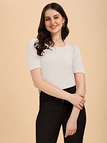 Image of Wedani Women's Solid Regular Fit Blouse