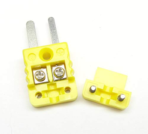 Mini K-Type Thermocouple Wire Connector, Set Of 10 Male Plugs #TOP2