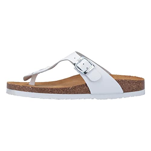 Hush Puppies Damen Kayla Zehentrenner, Weiß White White, 39 EU