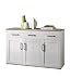 Produktbild Stella Trading Sideboard in Sibiu Lärche / Eiche San Remo Optik - Landhausstil Kommode mit viel Stauraum für Ihr Wohnzimmer - 140 x 88 x 46 cm (B/H/T)