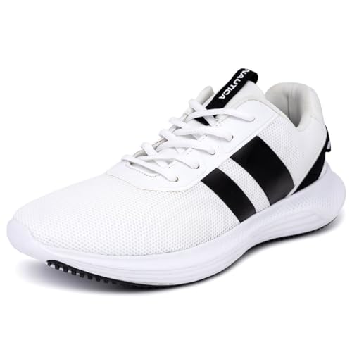 Nautica Men's Sneakers - Stylish and Comfortable Casual Shoes for Fashionable Walking and Running | Lace-Up Athletic Footwear-Manalapin