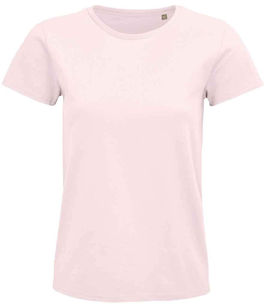 COOZO Ladies Pioneer Organic T-Shirt - Pale Pink - L