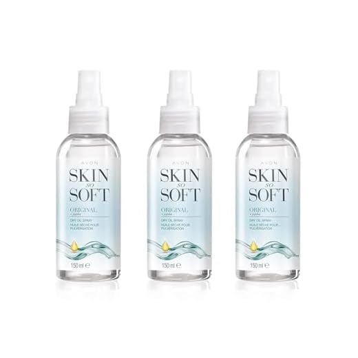 AVON Skin So Soft Trío de Spray de Aceite Seco 150ml, Sella la Hidratación, Formulado con Aceite de Jojoba y Vitamina E, Fórmula de Secado Rápido, Libre de Crueldad Animal