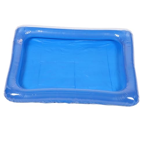 Milisten Piscina Inflable para Bebés Y Niños 22.04X17.71X2.75 Pulgadas Estanque De Pesca Inflable con Juego De Pesca Ideal para Patio Y Diversión Al Aire Libre En Verano