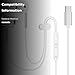 Type C Headphones Wired for iPhone 16e 17/16 Pro Max/16 Pro/16 Plus/16/15, USB C Earphones Noise Canceling Earbuds with Mic & Remote Control for Samsung Galaxy S25 Ultra S24FE S23 S22 A17 A16,Pixel 10