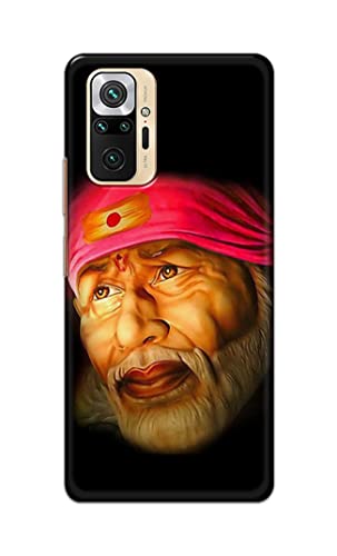 Image of PRINTFIDAA Sai Baba Lord Shiridi Great God Hinduism Religious Hard Back Cover for Redmi Note 10 Pro / 10 Pro Max Back Cover -(P6) KAT1002