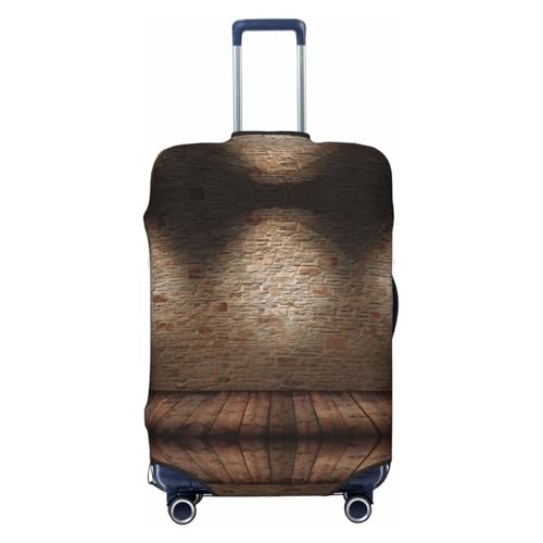 Lights Hit The Brick Wall Print Luggage Suitcase Cover Protector Luggage Washable Covers With Concealed Zipper