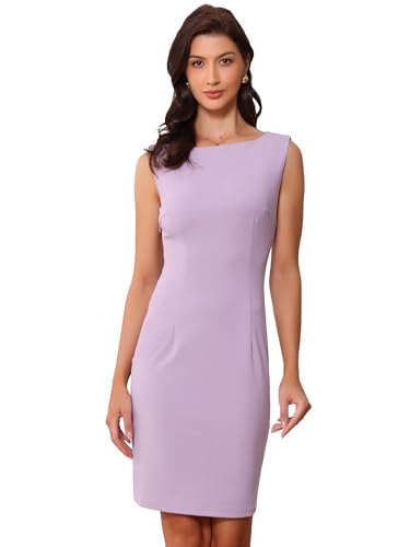 Robe fourreau chic col bateau pour vos réunions professionnelles