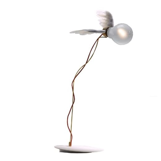 Ingo Maurer – Lucellino bordslampa med skjutreglage med original gåsfjädrar 48 100