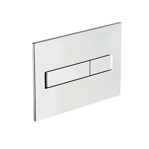 KOHLER GRAPH Pneumatic Dual-flush Faceplate in Polished Chrome color compatible with Kohler Pneumatic in-wall tank or cistern tank (B0BG23D1QJ) Amazon Price History, Amazon Price Tracker