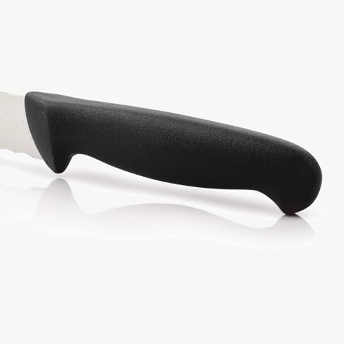 Miniatura 4 de Arcos Serie 2900 - Cuchillo Panero - Hoja Serrada De Acero Inoxidable Nitrum De 200 Mm - Mango Inyectado En Polipropileno Color Negro