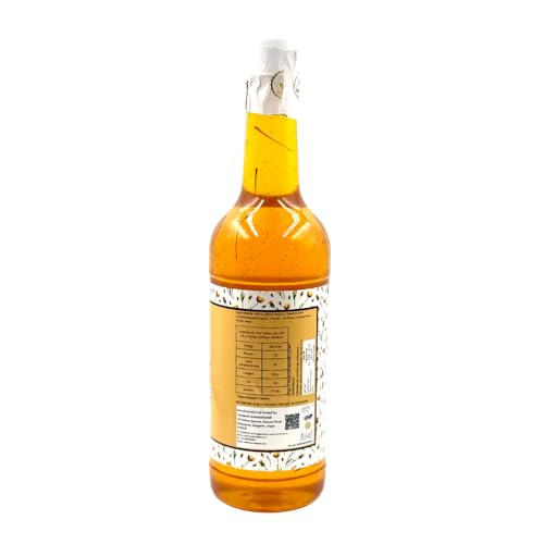 Image of Vaideek Kesar Elaichi Sharbat 750ml | Saffron & Cardamom Syrup Drink with Mishri & Desi Khand | No Refined Sugar Summer Beverage | Citrus Sharbat for Mocktails, Coolers & Refreshing Drinks