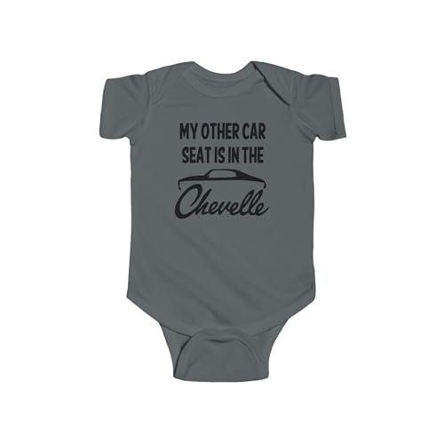 Image of Infant Onesie, My Other Car Seat is in the Chevelle Profile, Baby Bodysuit, Muscle Car Baby Outfit, Gift for Car Enthusiasts,