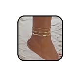 La pulsera de pie para mujer es de tamaño libre y adecuada para todas las mujeres. Puede usar la cadena extendida para ajustar la longitud y garantizar su ajuste correcto.