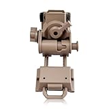 Nachtsichtbrille NVG Halterung Halter Nachtsichtbrille Helmhalterung für CNC PVS15/18 L4G24 (braun)