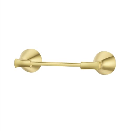 Pfister Willa Toilet Paper Holder, Bathroom Tissue Roll Holder, Wall-Mounted, Screw-in, Brushed Gold Finish, BPHWLL0BG by Pfister - Used condition - US$24.07