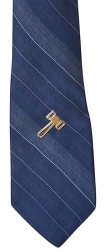 Image of Novel Merk Lawyer & Judge - Icons Lapel Pin, Hat Pin & Tie Tack Set - with Clutch Back
