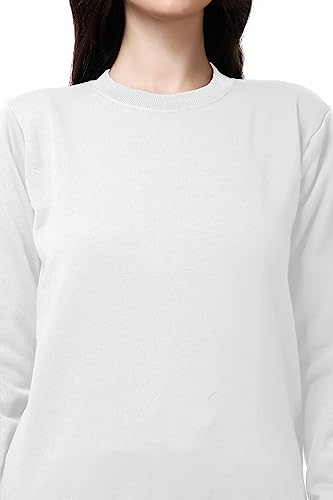 Image of Women's Full Sleeves Round Neck Winter wear Casual Fit Sweatshirt and Jogger Set Cotton Stretchable Comfort Fit and Warm for Cold Season for Everyday Winter Season Wear