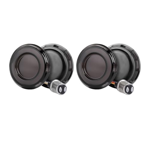 Clignotants moto style balle 12V rouge pour Sportster et Dyna