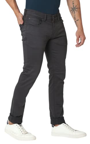Image of Spykar Men's Slim Fit Low-Rise Jeans