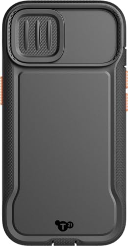 tech21 Evo Max Hülle für iPhone 15 - Kompatibel mit MagSafe - Aufprallschutz Hülle - Schlüsselbänder enthalten - Schwarz