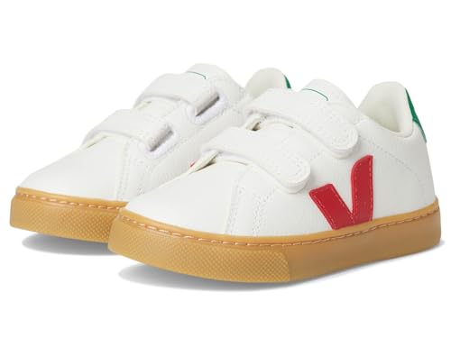 Kids Small Esplar Chromefree (Toddler) Sneaker, Extra White/Pekin/Emeraude, 7 US Unisex