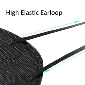 Miniatura 4 de EBAT 50 máscaras faciales de seguridad desechables de 3 capas de tela no tejida, para salud personal, transpirables y cómodas