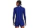Under Armour Team Tech Womens Long Sleeve Half Zip M Royal-White