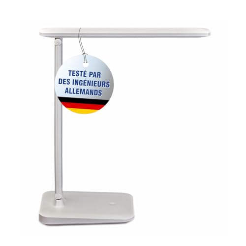 MAUL lampe de table LED sur batterie MAULsally dimmable sans fil avec température de couleur réglable socle blanc