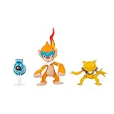 Pokémon PKW4092 Battle Figure Set - Tanhel, Abra und Panpyro, offizielles Figuren Set